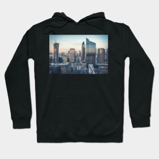 Office district in Warsaw Hoodie